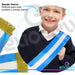 ATA Y ADORNA 5 Educational Bands Argentina Jura A La Bandera Si Prometo 150cm X 7cm 2