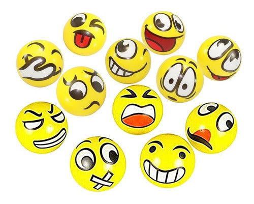 Colours Emoji Anti Stress Balls - 75 Units 0