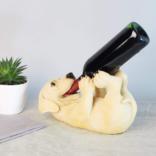 True Playful Pup Bottle Holder for Kitchen Table, Wine Rack Countertop, Tabletop Wine Rack 4