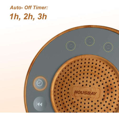 Housbay White Noise Machine with 31 Relaxing Sounds, Adjustable Volume, Auto Timer 2