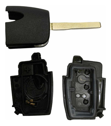 Keyfad Carcasa Navaja + Llave 3 Botones HU101 Keyfad FD00008 5