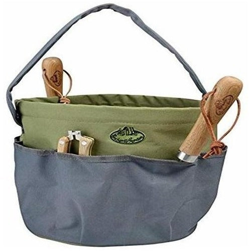 Esschert Design Round Garden Tool Bag Gris 0