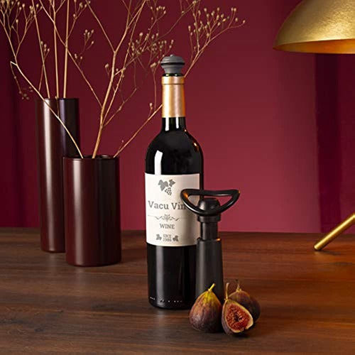 Vacu Vin Concerto Black (1 Bomba, 2 Tapones) Wine Saver, Est 2