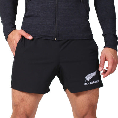 Imago Short De Rugby Bolsillos Deportivo All Blacks Negro 0