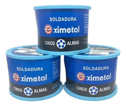 Estaño Eximetal Rollo Ø1mm 60/40 250gr 2