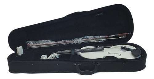 Parquer Acoustic Violin Segovia Superior 4/4 Solid White Finish 0