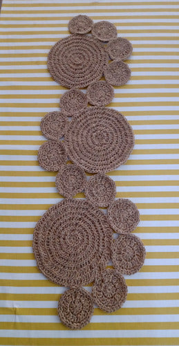 Penelope Teje Crochet Jute Table Runner 0