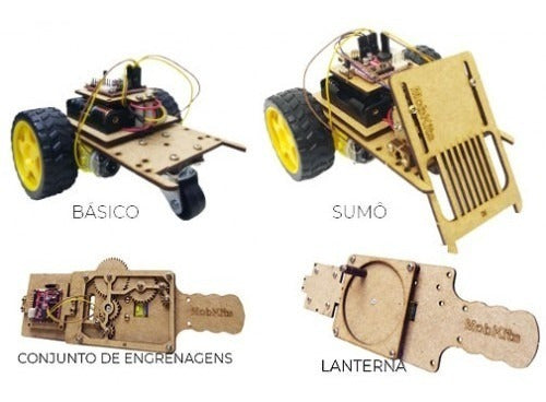 Maker Kit Robotica 7x1 Mdf Controlador +de 10 Projetos 2