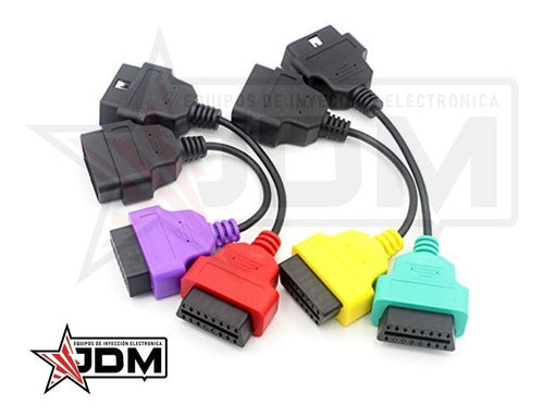 ADAPTADORES MULTIECUSCAN Scanner Vag Kkl Multiecuscan Vcds Fiat Vw + Kit Adaptadores 3