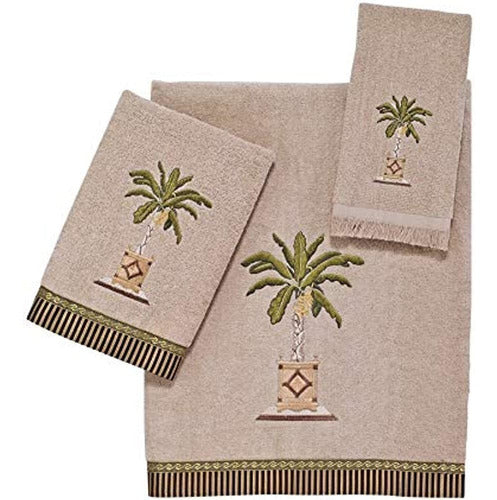 Avanti Linens Juego De Toallas Banana Palm De 3 Piezas 0