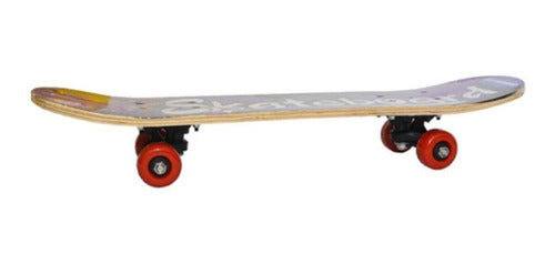 Skateboard 4 Wheels 60x15 cm 0
