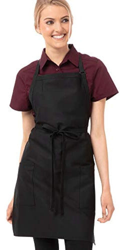 Chef Works Chef Obras Two Pocket Patch Apron 0