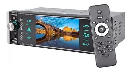 Xline 4168 4.1-Inch MP5 USB BT Mirror Screen Stereo 1