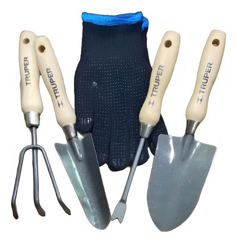 Truper Gardening Tool Set 5 Pieces for Home Gardening 0