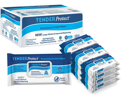 Toallitas Para Adultos Tenderprotect® Con Aloe, Toallita Ext 0