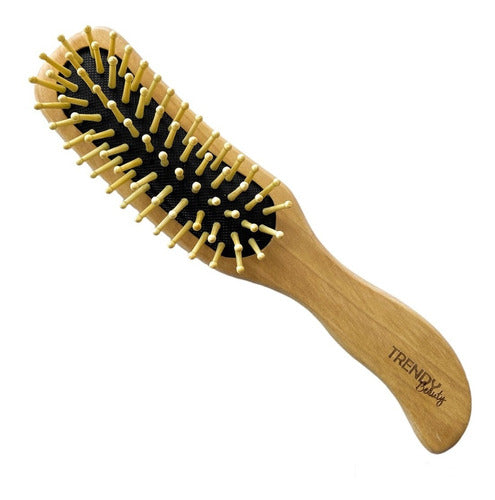 Trendy Beauty Eco Natural Wood Hair Brush 0