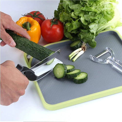 Sharp Kitchen Scissors - Vegetable and Fruit Cutter with Safety Lock 1