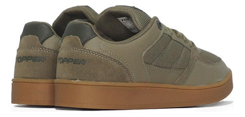 Topper Sneakers - Costa Slate Green-Brown 10