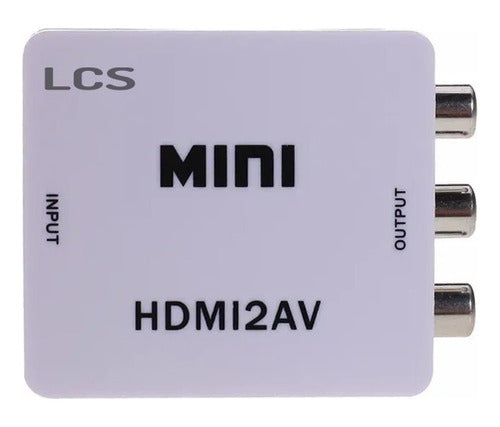 LCS Full HD HDMI to RCA + USB Converter 0