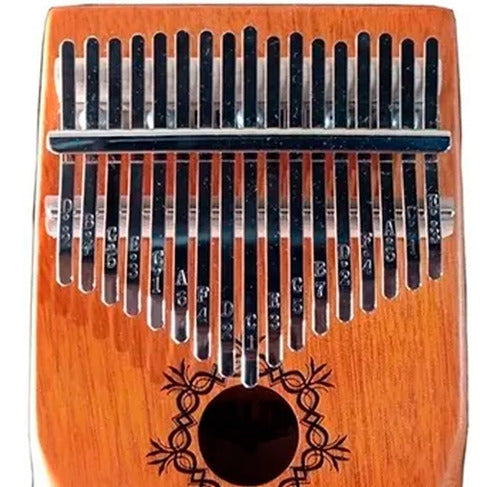 Kalimba Piano De Dedo Standard Mahogany 17 Teclas 7