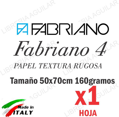 10 Fabriano Artistic Watercolor Paper 100% Cotton Thick Grain 8