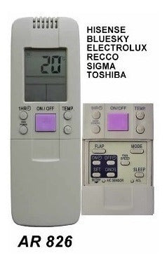 Remote Control for Recco Sigma Toshiba Air Conditioner 1
