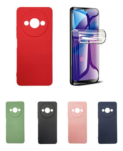 Generic Case Protector + Hydrogel For Xiaomi Redmi A3 - Funda 3