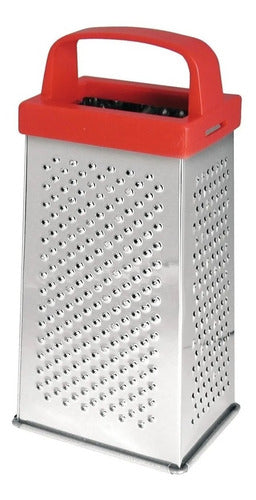 Nouvelle Cuisine 4-Sided Stainless Steel Grater 20cm 0