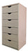 Borghi Economic Drawer Unit with 6 Drawers MDF Crudo 0