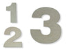 Roma Grafica Stainless Steel House Numbers - Temperley Barrio Ingles 0