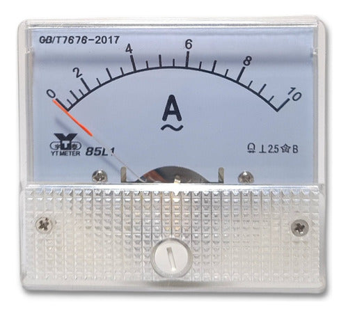 Amperímetro Analogico Painel Ca5 - 10a Corrente Alternada 0