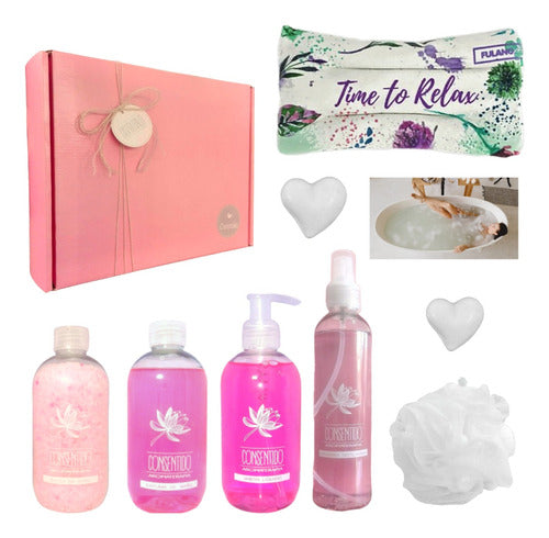 **Zen Spa Roses Aroma Gift Box Set Woman N14 Enjoy It** - Set Caja Regalo Mujer Zen Spa Rosas Kit Aroma N14 Disfrutalo