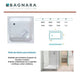 Acrylic Shower Tray by Bagnara 80 x 80 x 9 1