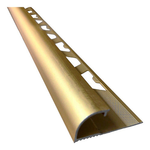 Atrim Guardacanto Bullnose 12 Mm 2,5 M Oro Mate 5962 0