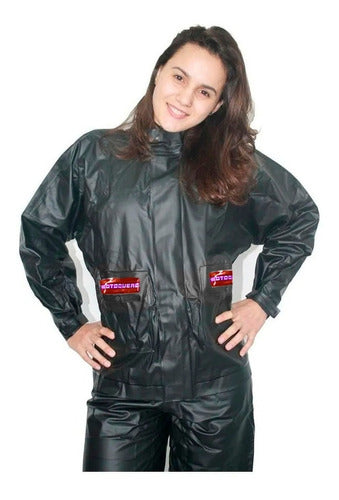 FAS Motos Women's Motorcycle Rain Suit with Double Pocket 0