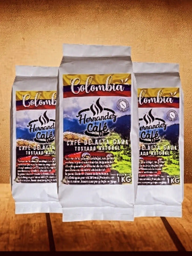 Hernández Café Colombian Coffee X 1 Kilo Whole Bean or Ground 1