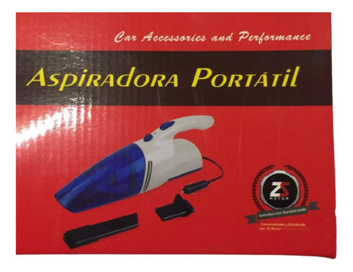 Aspiradora 12 V P/ Encendedor Auto C/ Bolsa Limpiable 75w 0