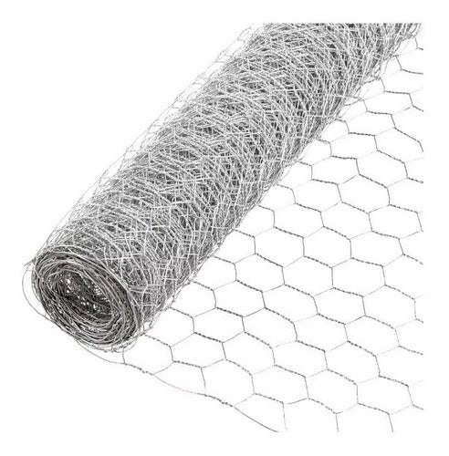 Tejido Malla Hexagonal Gallinero Galvanizad 1/2'' 0,8m X 25m 5