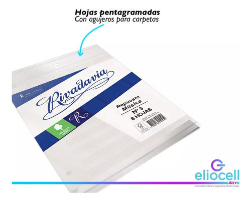 Rivadavia Music Replacement No. 3 - Pack of 10 Units 1