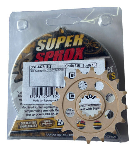 Supersprox Piñon Honda Nc 750x Nc 700 - 16t 17t 0