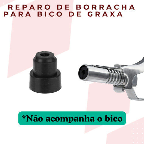 Reparo De Borracha Para Bico Aplicador De Graxa - 10 Pcs 1