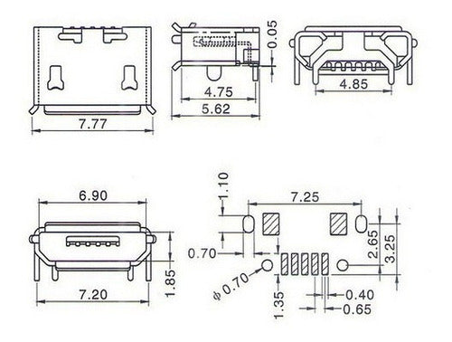 Pin De Carga Asus Fe170 Me170 Me70 Fe380 (k012 K017 K01a) 1