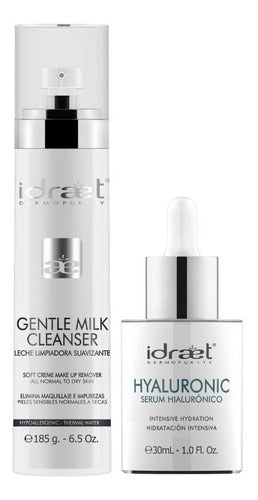 Idraet Leche De Limpieza 190g + Serum Acido Hialuronico 30ml 0