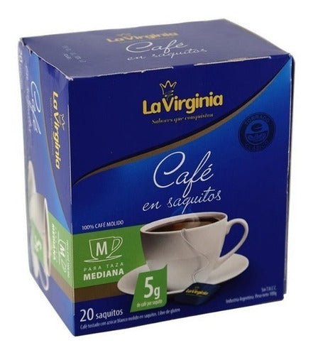 La Virginia Classic Coffee 20 Sachets X 8 Units 0