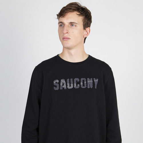 Saucony Buzo Crew Hombre Rested Black 0