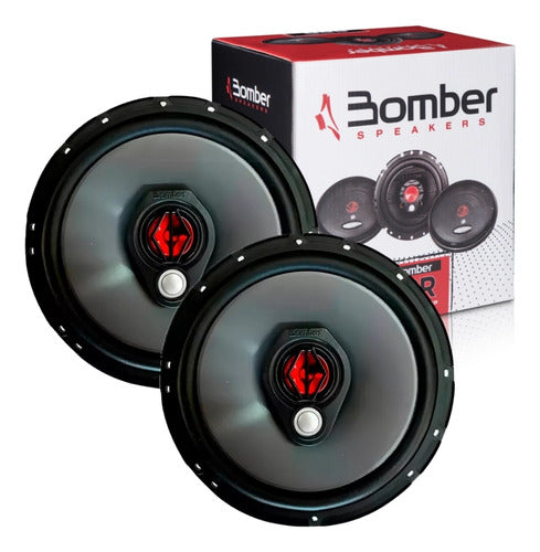 Kit Alto Falante Chevrolet Meriva 6 Pol Bomber Bbr 200w 4