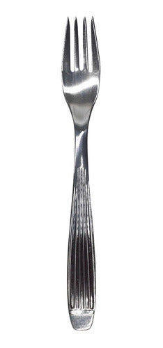 Set of 6 National Stainless Steel Athenas Table Forks 0
