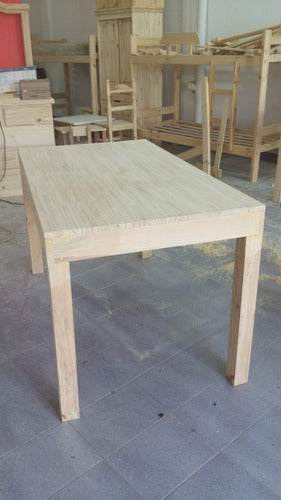 MUEBLOK Asia Table 1.40 x 0.80 Solid Wood Dining Table 1