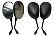 TDM Kit X2 Oval Mirrors Honda New Wave 110S R / L 10mm 2