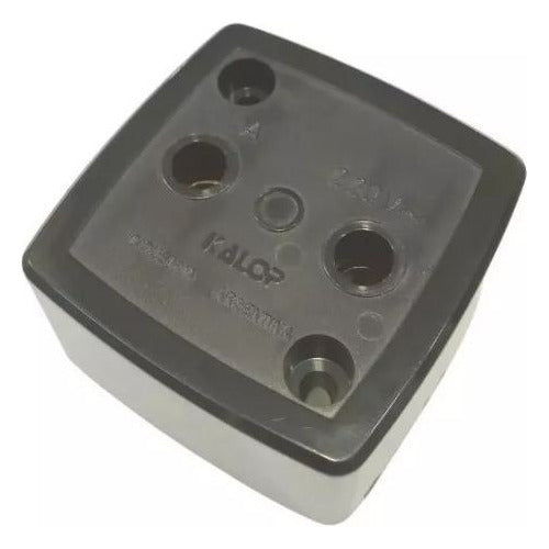 Kalop Industrial Socket Base 2x16 Without Ground 220v 0